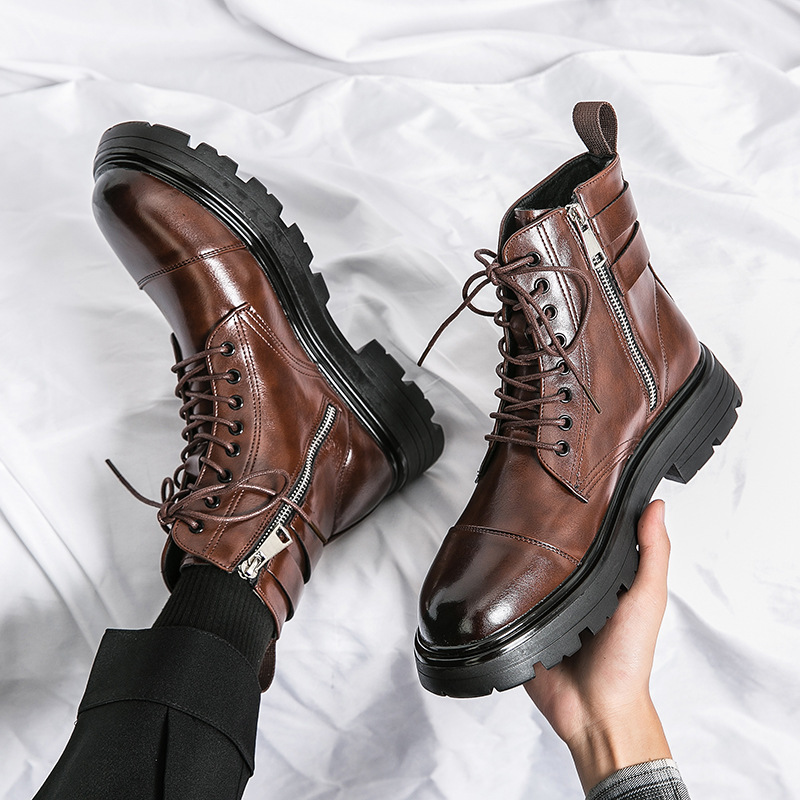 Street Fashion Men 2025 - Botas Masculinas de Alta Qualidade em
