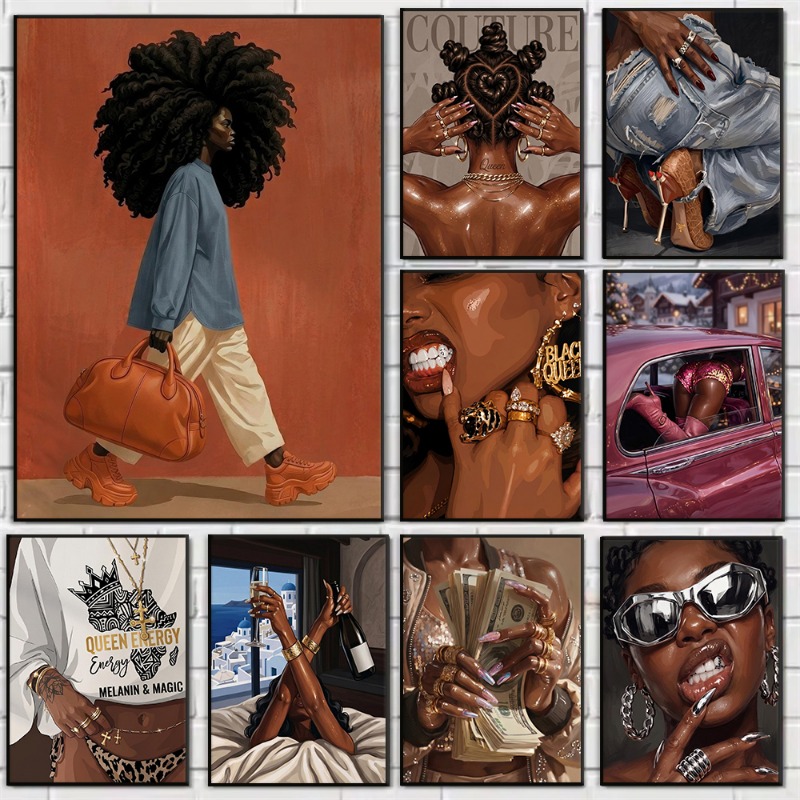 Queen Street Fashion - Pôster Afro Street Queen Hip-hop, imagem
