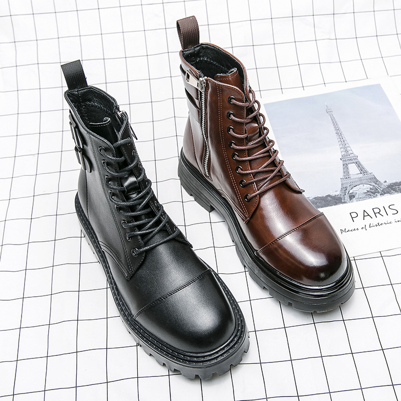 Botas Masculinas de Alta Quali - Street Fashion Men 2025 avaliação e preço