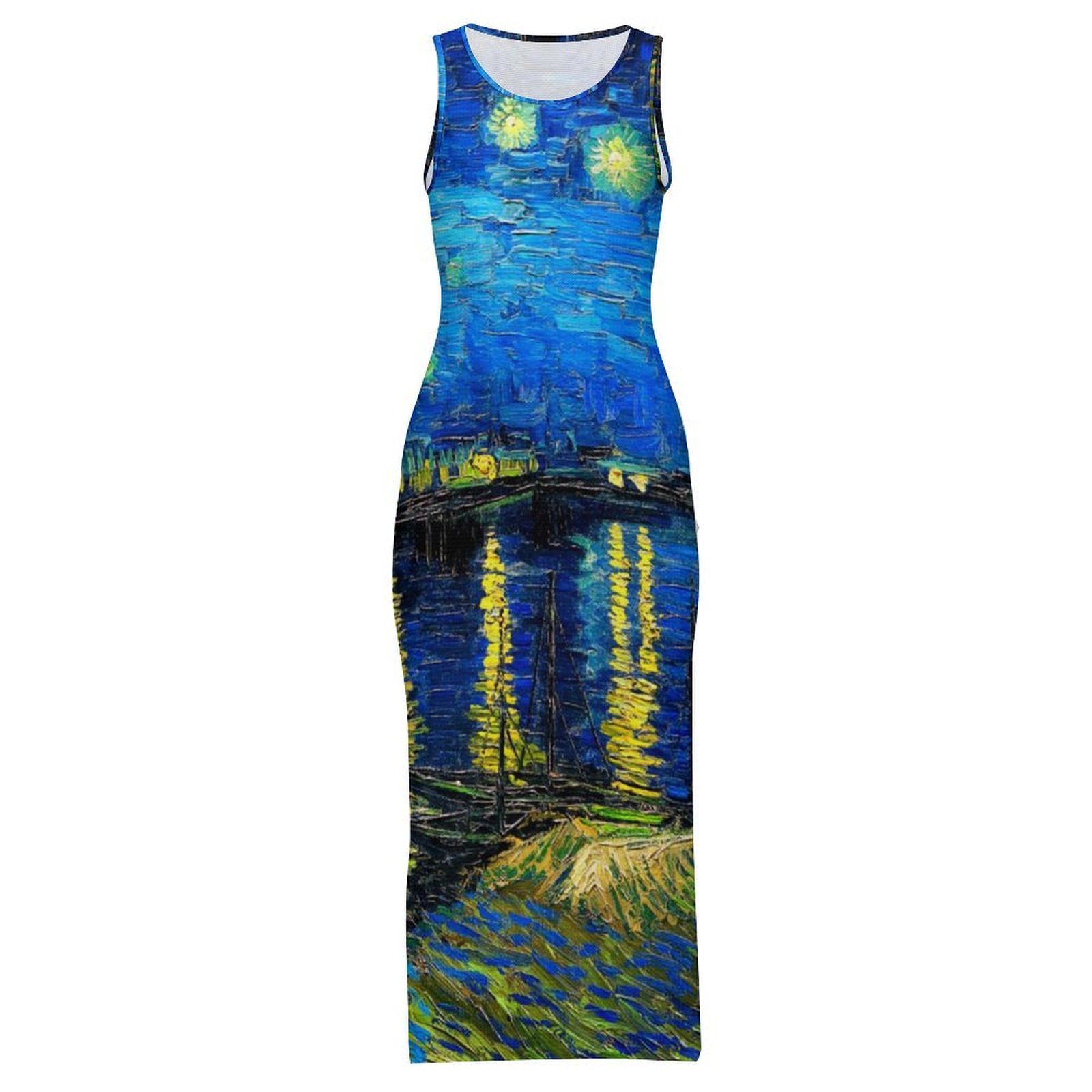 Vestido justo ao corpo Van Gog - Fashion Street Night avaliação e preço