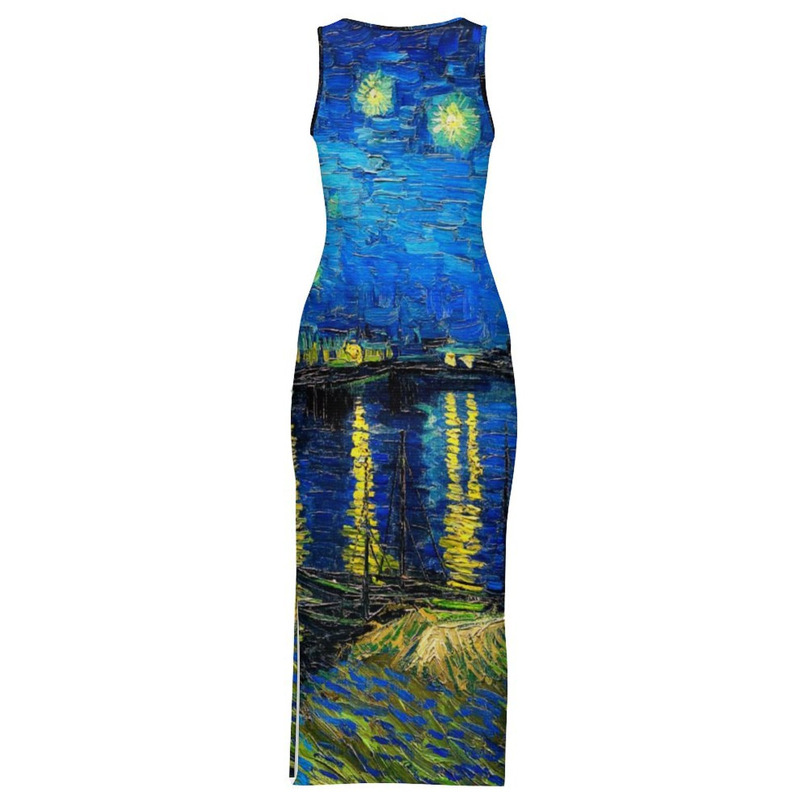 Vestido justo ao corpo Van Gog - Fashion Street Night avaliação e preço
