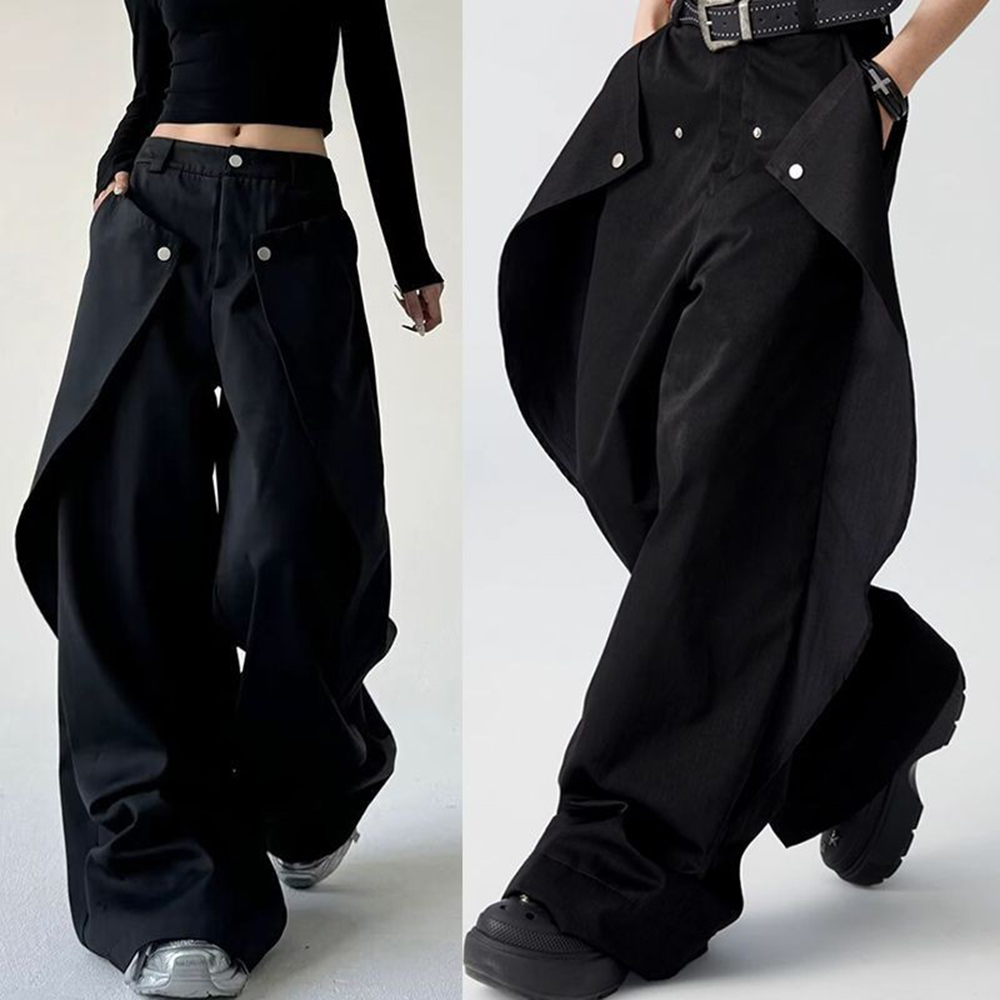 Calças masculinas costura desi - Street Fashion Men 2025 avaliação e preço
